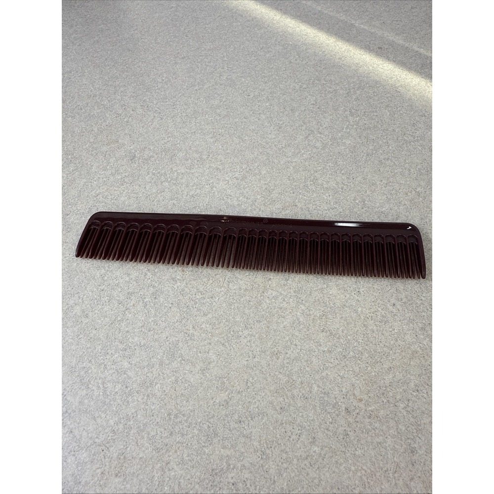 Vintage TUPPERWARE 7" Brown Comb Hair Styling 1542 Thick Fine Tooth - Picture 6 of 6